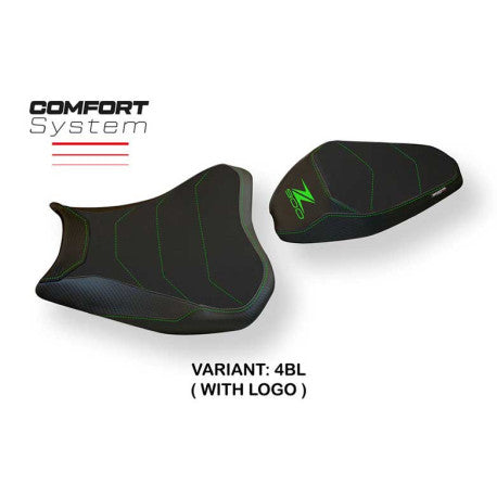 HOUSSE DE SELLE COMPATIBLE KAWASAKI Z 900 (17-22) MODÈLE BRAN 3 CONFORT, NOIR, A