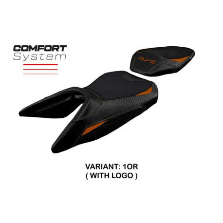 HOUSSE DE SELLE COMPATIBLE KTM 125 DUKE (17-22) MODÈLE MIRJE