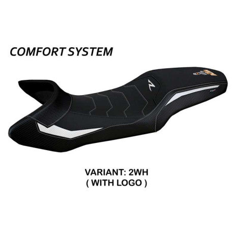 HOUSSE DE SELLE COMPATIBLE  KTM 1290 SUPER ADVENTURE R (21-22) MODÈLE ERICE
