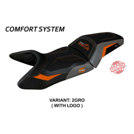 HOUSSE DE SELLE COMPATIBLE  KTM 1290 SUPER ADVENTURE S (21-22) MODÈLE LUMIAR
