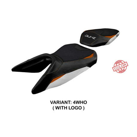 HOUSSE DE SELLE COMPATIBLE KTM 390 DUKE (17-22) MODÈLE HAITI