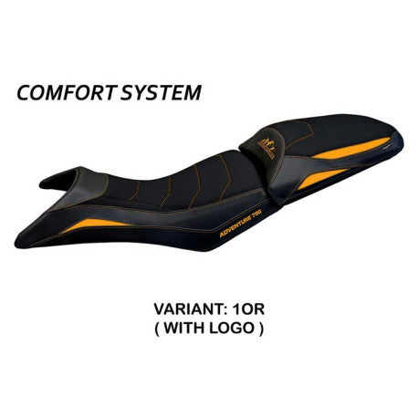 HOUSSE DE SELLE COMPATIBLE KTM 790 ADVENTURE S (19-20) MODÈLE MILO