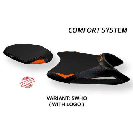 HOUSSE DE SELLE COMPATIBLE  KTM 790 DUKE (18-20) MODÈLE MIRANO 2