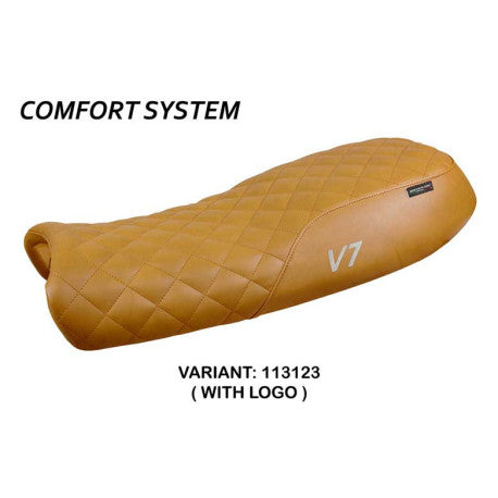 HOUSSE DE SELLE COMPATIBLE  MOTO GUZZI V7 MODÈLE DAVIS VINTAGE