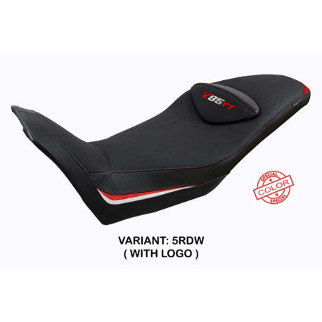 HOUSSE DE SELLE COMPATIBLE  MOTO GUZZI V85 TT (19-22) MODÈLE EVERETT