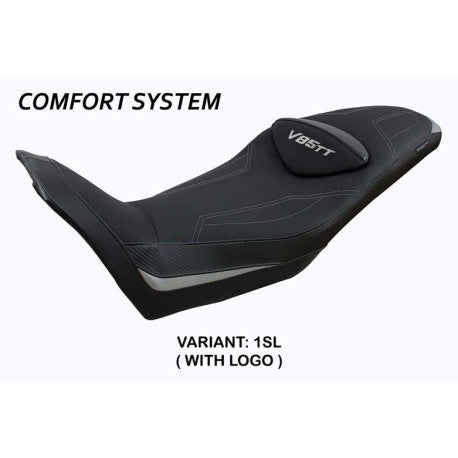 HOUSSE DE SELLE COMPATIBLE  MOTO GUZZI V85 TT (19-22) MODÈLE EVERETT