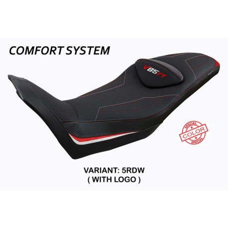 HOUSSE DE SELLE COMPATIBLE  MOTO GUZZI V85 TT (19-22) MODÈLE EVERETT