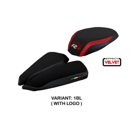 HOUSSE DE SELLE COMPATIBLE MV AGUSTA BRUTALE 1000 RR (20-22) MODÈLE MEILAN VELVE