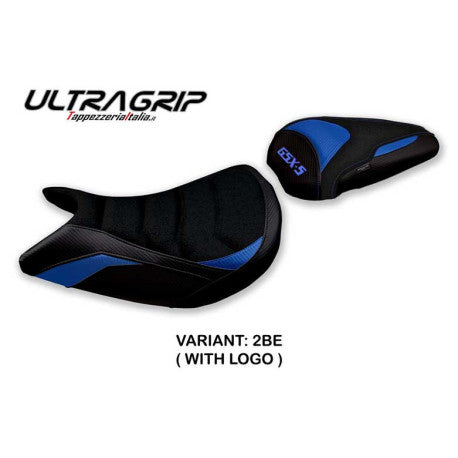 HOUSSE DE SELLE COMPATIBLE SUZUKI GSX S 1000 (21-22) MODÈLE LINDI CONFORT, BLEU,