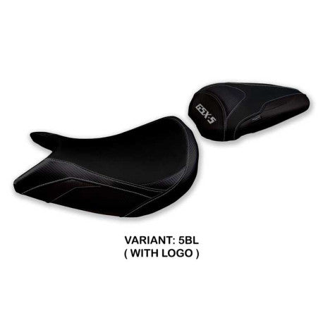 HOUSSE DE SELLE COMPATIBLE SUZUKI GSX S 1000 (21-22) MODÈLE LINDI CONFORT, BLEU,
