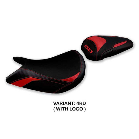 HOUSSE DE SELLE COMPATIBLE SUZUKI GSX S 1000 (21-22) MODÈLE LINDI CONFORT, BLEU,