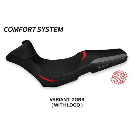 HOUSSE DE SELLE COMPATIBLE  TRIUMPH TIGER 1050 SPORT (13-20) MODÈLE GERGEI SPECI