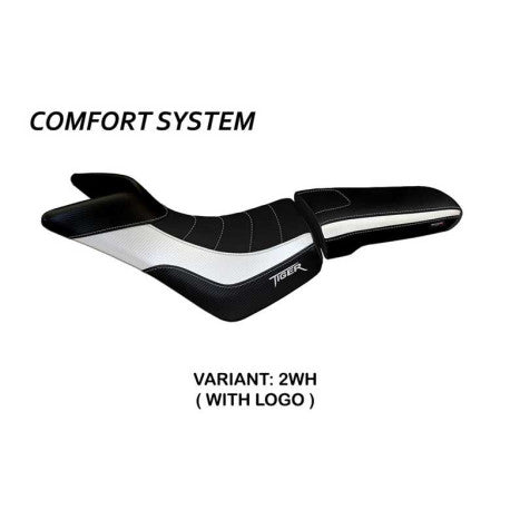 HOUSSE DE SELLE COMPATIBLE TRIUMPH TIGER 800/800 XC (10-20) MODÈLE PADOVA