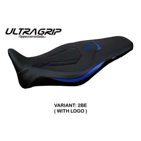 HOUSSE DE SELLE COMPATIBLE YAMAHA MT-09 (21-22) MODÈLE ATOS CONFORT, BLEU, AVEC