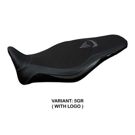 HOUSSE DE SELLE COMPATIBLE YAMAHA MT-09 (21-22) MODÈLE ATOS CONFORT, BLEU, AVEC