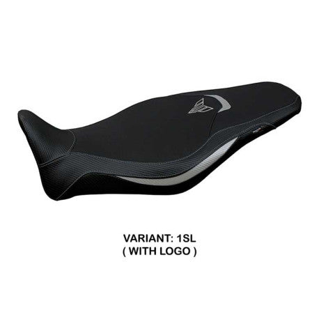HOUSSE DE SELLE COMPATIBLE YAMAHA MT-09 (21-22) MODÈLE ATOS CONFORT, BLEU, AVEC