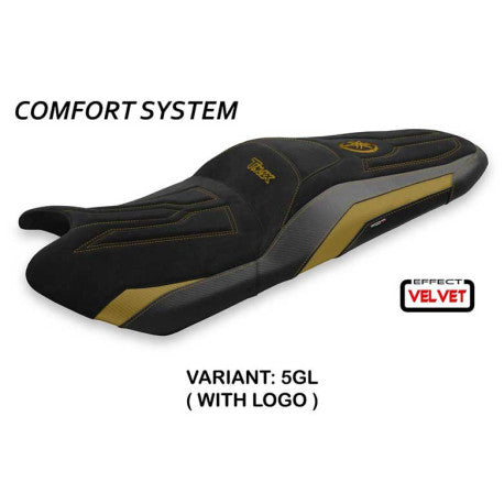 HOUSSE DE SELLE COMPATIBLE YAMAHA T-MAX (17-20) MODÈLE SCRUTARI 2 VELVET
