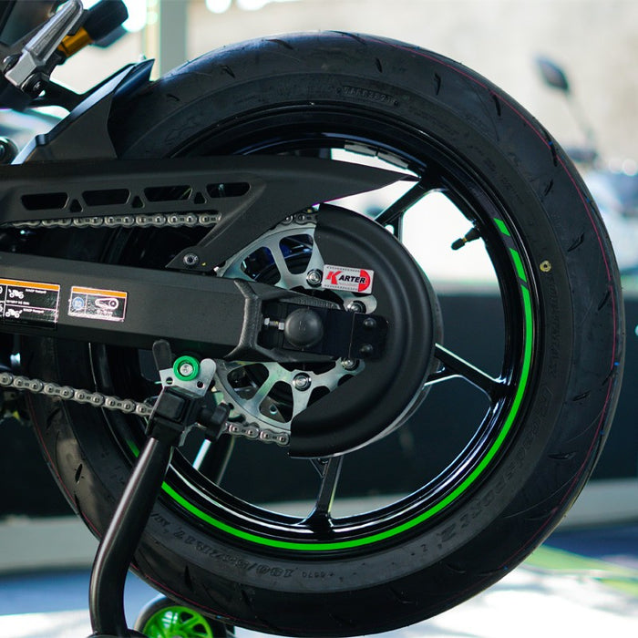 KAWASAKI ZX-10R - Carter de chaine NOIR satiné