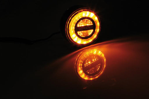 Señales de giro LED HIGHSIDER ROCKET CLASSIC Negro o cromado (4487294484579)