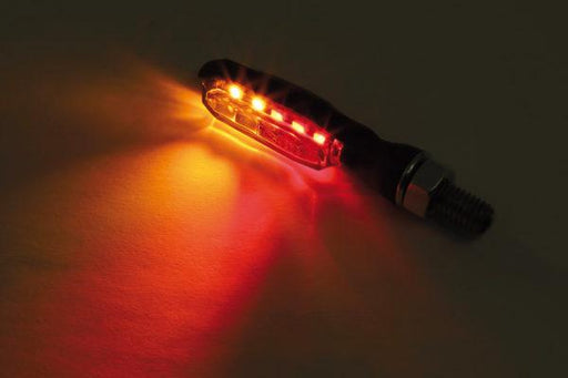 Clignotants + Veilleuse rouge LED défilant Moto Barre séquentielle  PM12LED-RED - France-Xenon