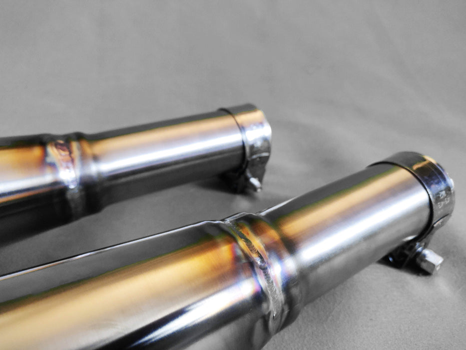 Stainless steel megaphone silencer made to measure For BMW R (The Pair) (2067830636601)