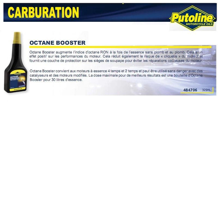 Additif essence octane booster (fuel system) 325ML PUTOLINE