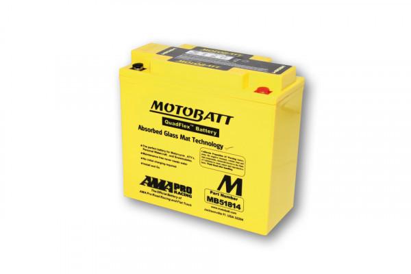 Batterie 12V 22AH MOTOBATT MB51814 (4 poles)