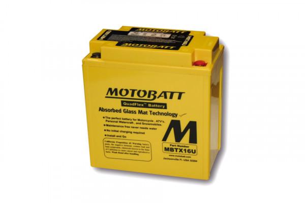 Batterie 12V 19AH MOTOBATT MBTX16U (4 poles)