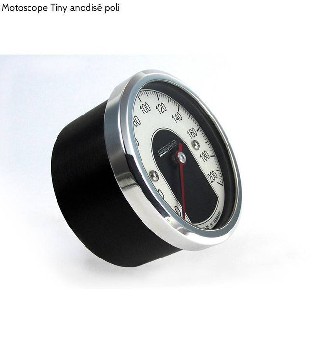 Motoscope Tiny Black Speedometer