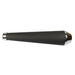 Black megaphone exhaust chrome tip (2429498523705)