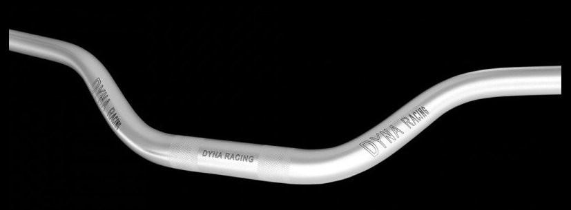 Guidon DYNA RACING type protaper Ø 28.6 mm - ARGENT
