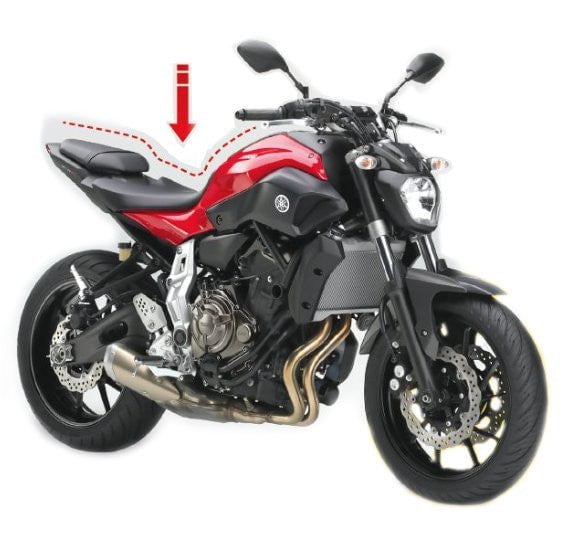 Kit de Rabaissement Aprilia Pegaso Strada 650, VD (de 2005 à ) ALPHA TECHNIK