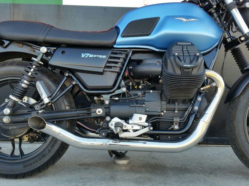 Exhaust Moto Guzzi V7