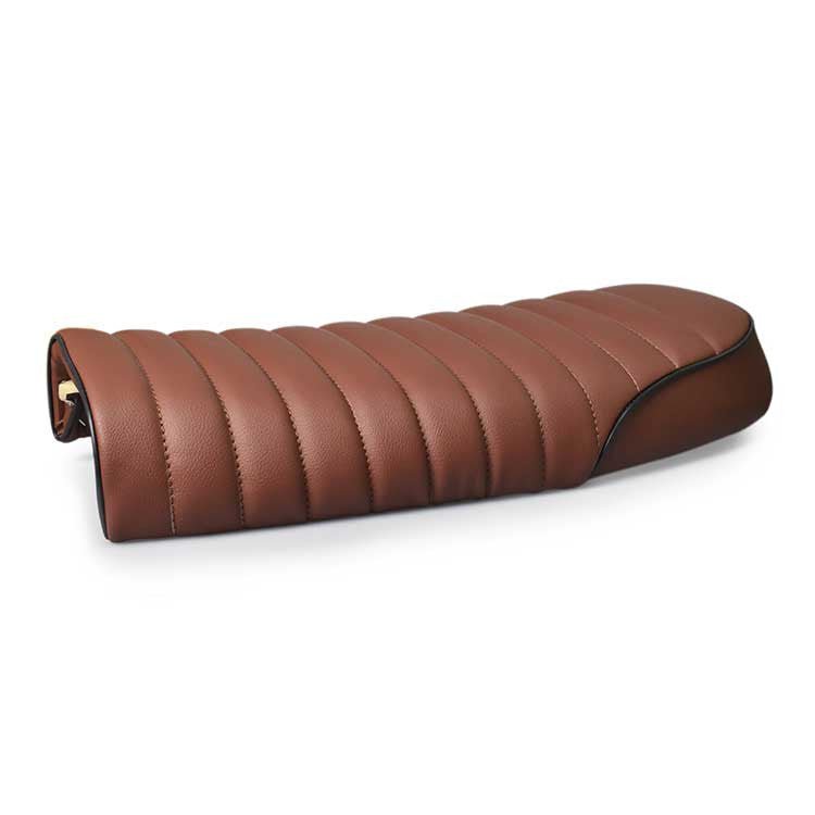 Poignées Vintage Scrambler Marron Clair Brazoline - Neuves, Pour Customisation Moto Ou Vélo
